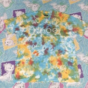 Y2K Coogi Textured Sweater Logo Tie Dye Shirt Vintage Tee Notorious Big 3D